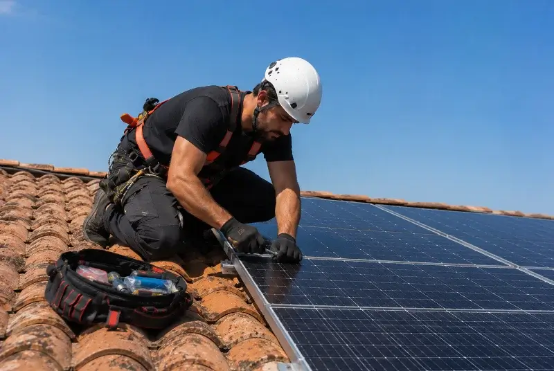 Maintenance et monitoring de panneaux solaires à Dardilly