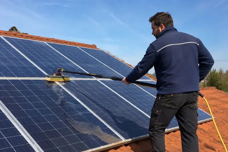 Nettoyage et entretien de panneaux solaires à Dardilly